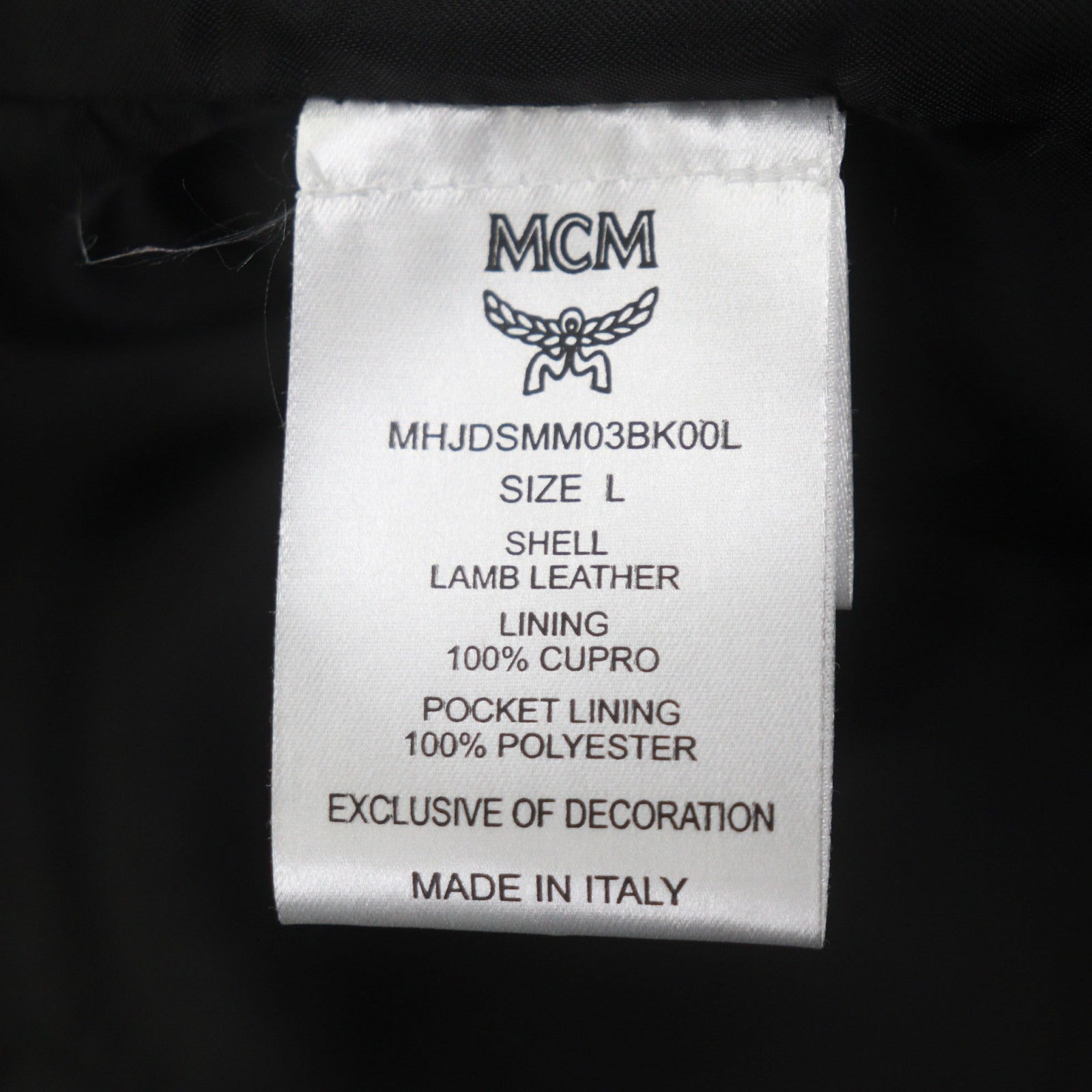 MCM ラムレザージャケット