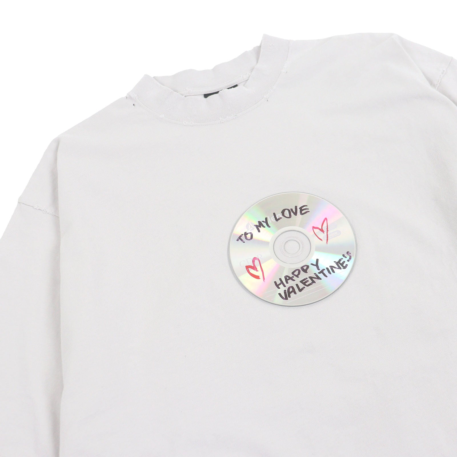 バレンシアガ VALENTINE Tシャツ コットン Tシャツ