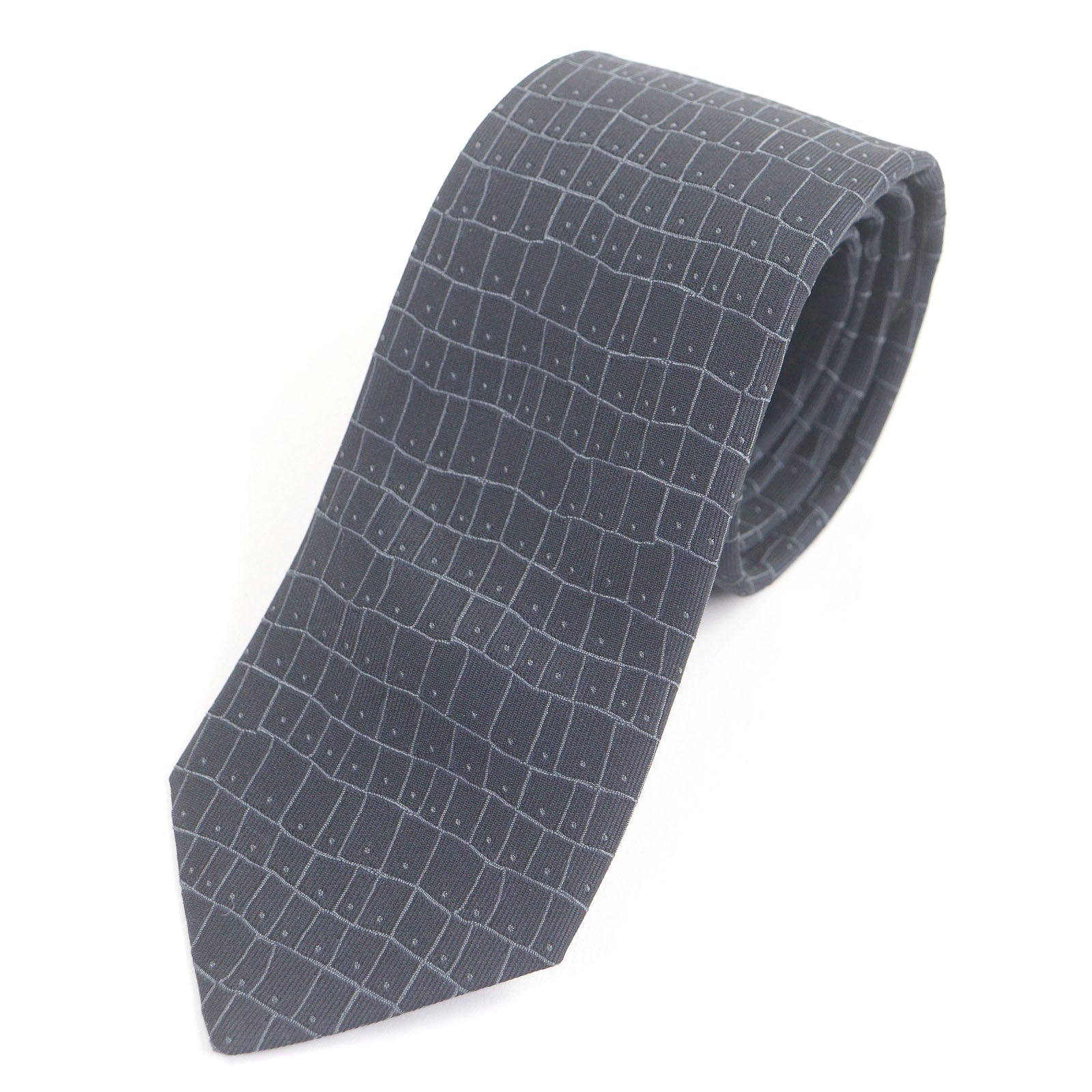 エルメス SOIE LOURDE7CM シルクネクタイ
