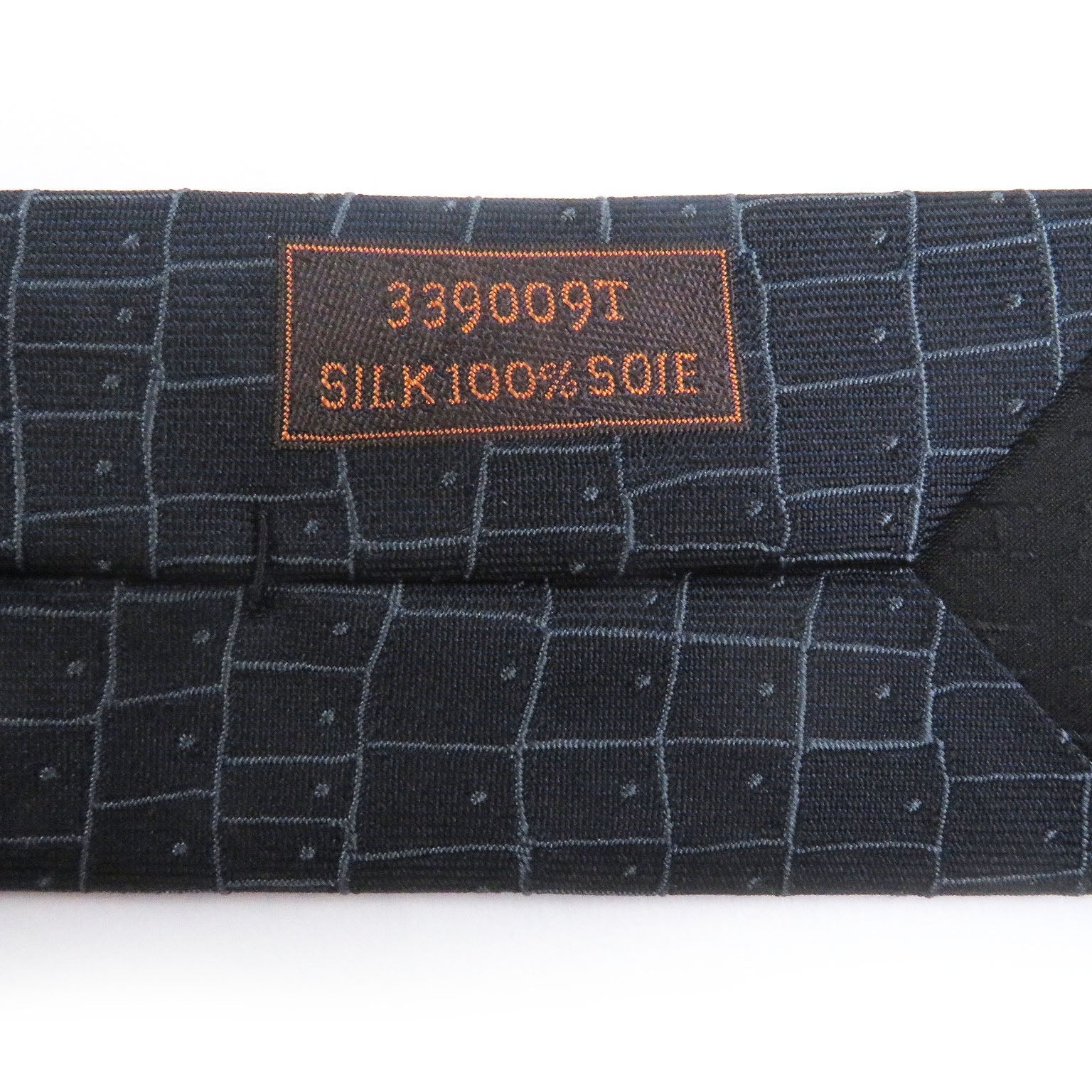 エルメス SOIE LOURDE7CM シルクネクタイ