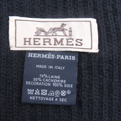 エルメス Hロゴシティ ウールマフラー