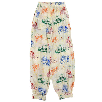 グッチディズニー シルクパンツ
