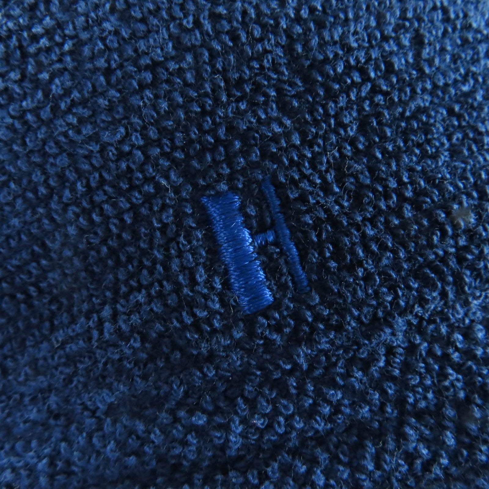 エルメス Hロゴ刺繍 コットン バケットハット XS59