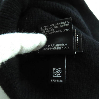 シャネル COCOマーク カシミヤ ニットキャップ