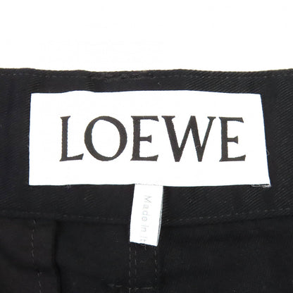 ロエベ ロゴレザーパッチ コットンカーゴパンツ