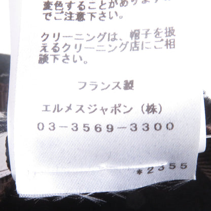 エルメス Serie Button Hat ラパン フェルト ハット