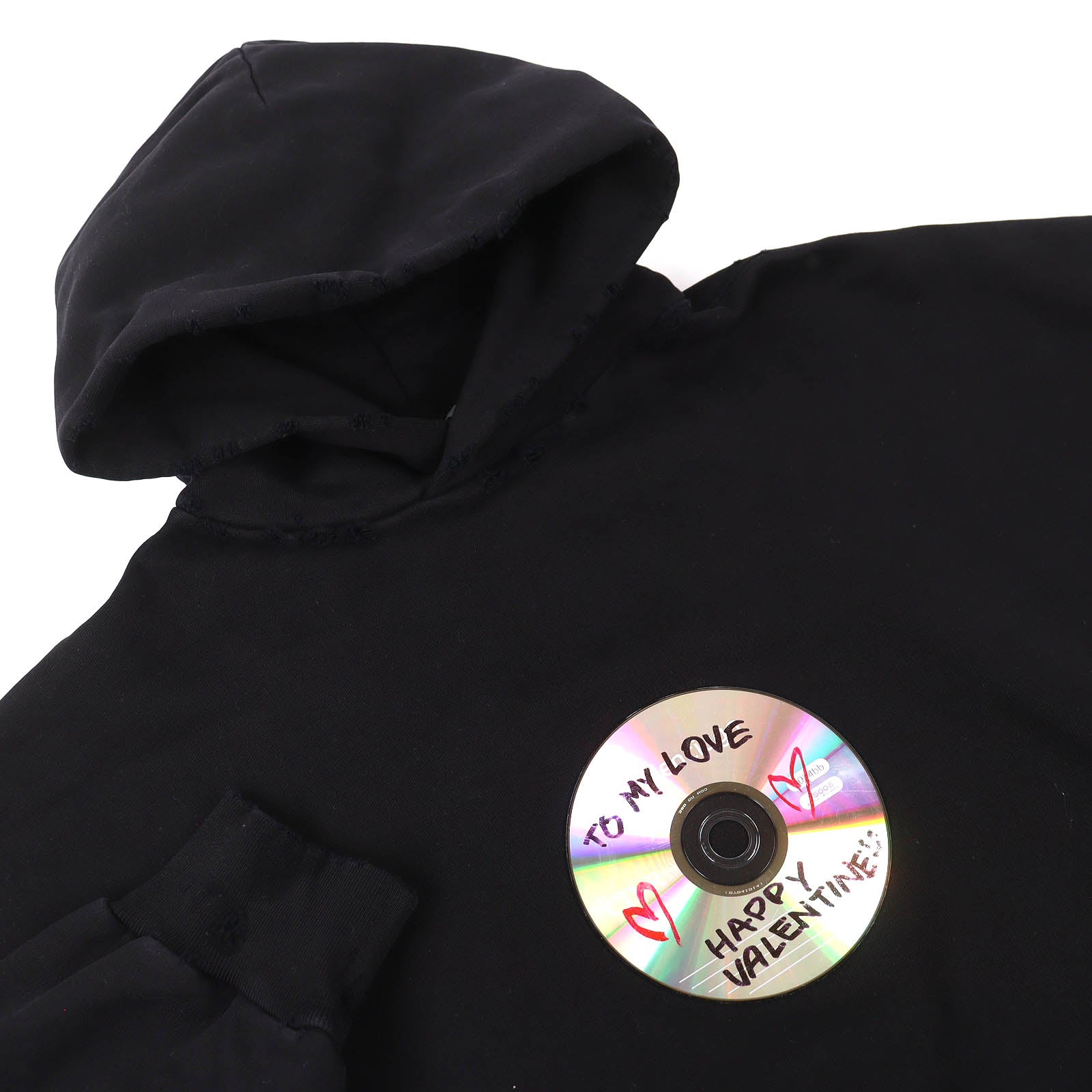 バレンシアガ VALENTINE CDフーディー パーカー