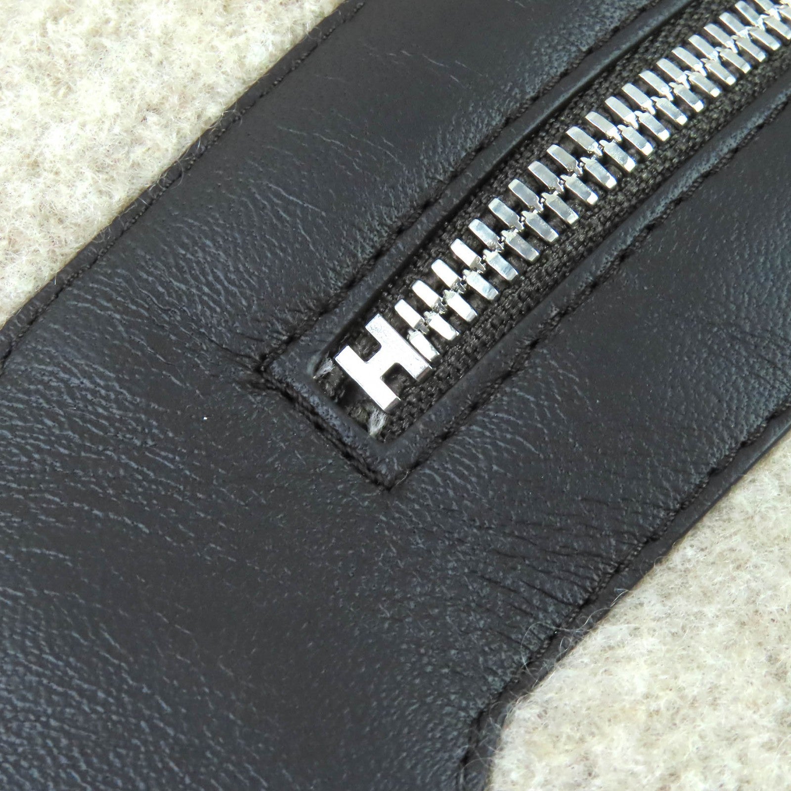 エルメス Teddy Pocket Hロゴ ウール ストール