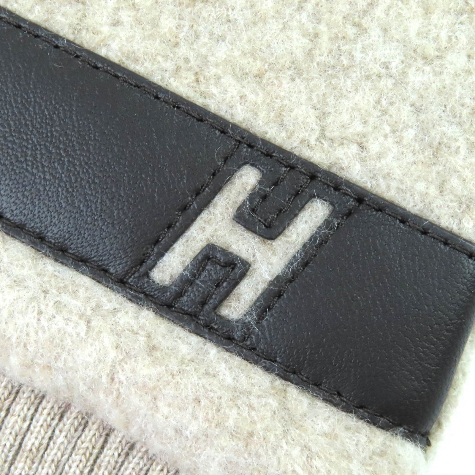 エルメス Teddy Pocket Hロゴ ウール ストール