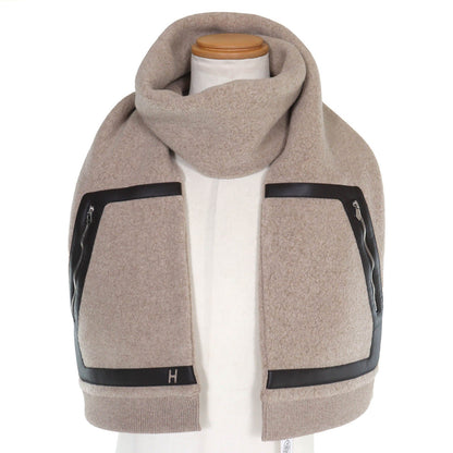 エルメス Teddy Pocket Hロゴ ウール ストール