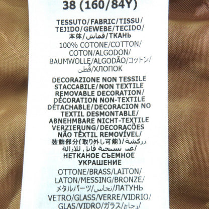 グッチ インターロッキングGブローチ デニム長袖シャツ