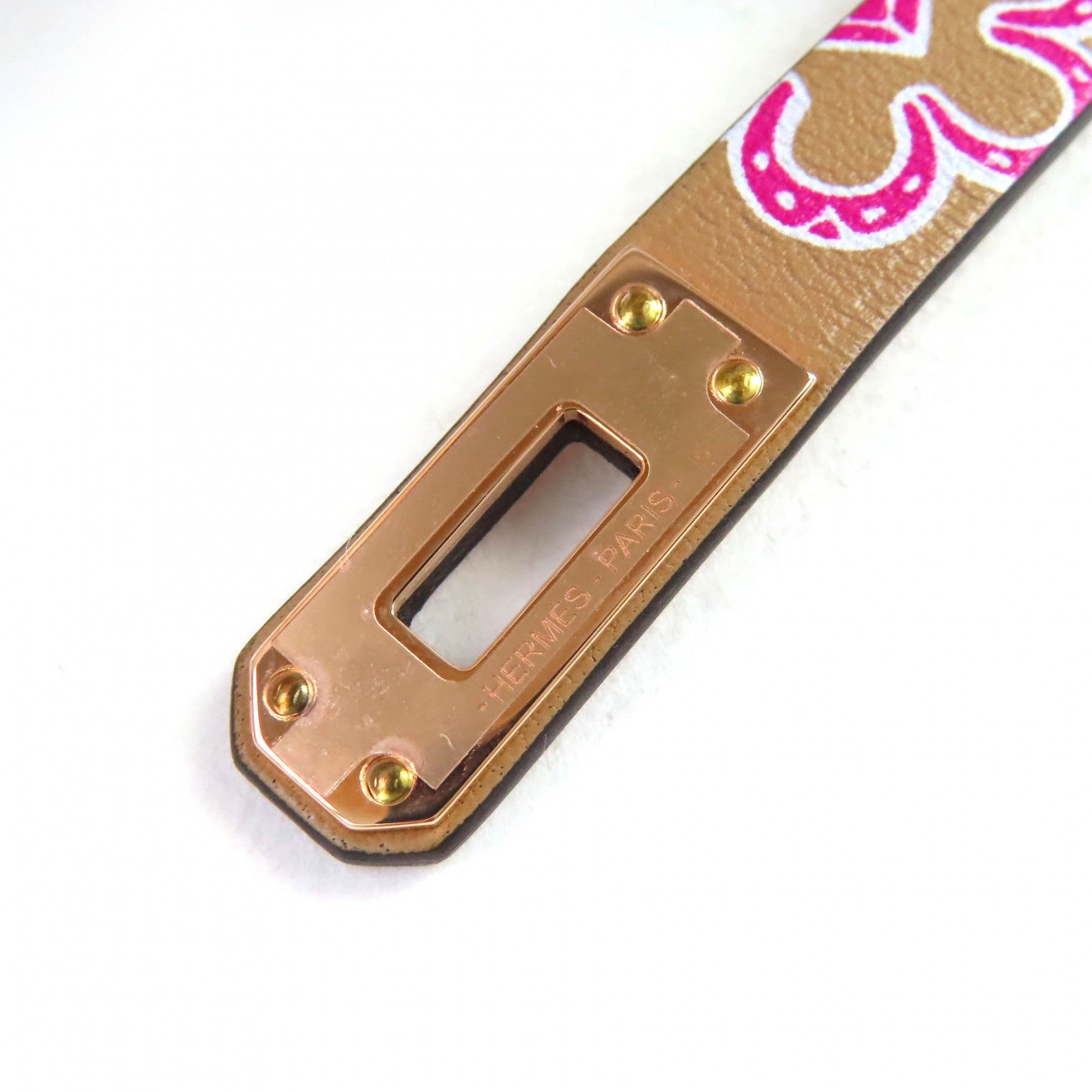 エルメス ミニケリー ダブルツールッキーデイジー レザー ブレスレット