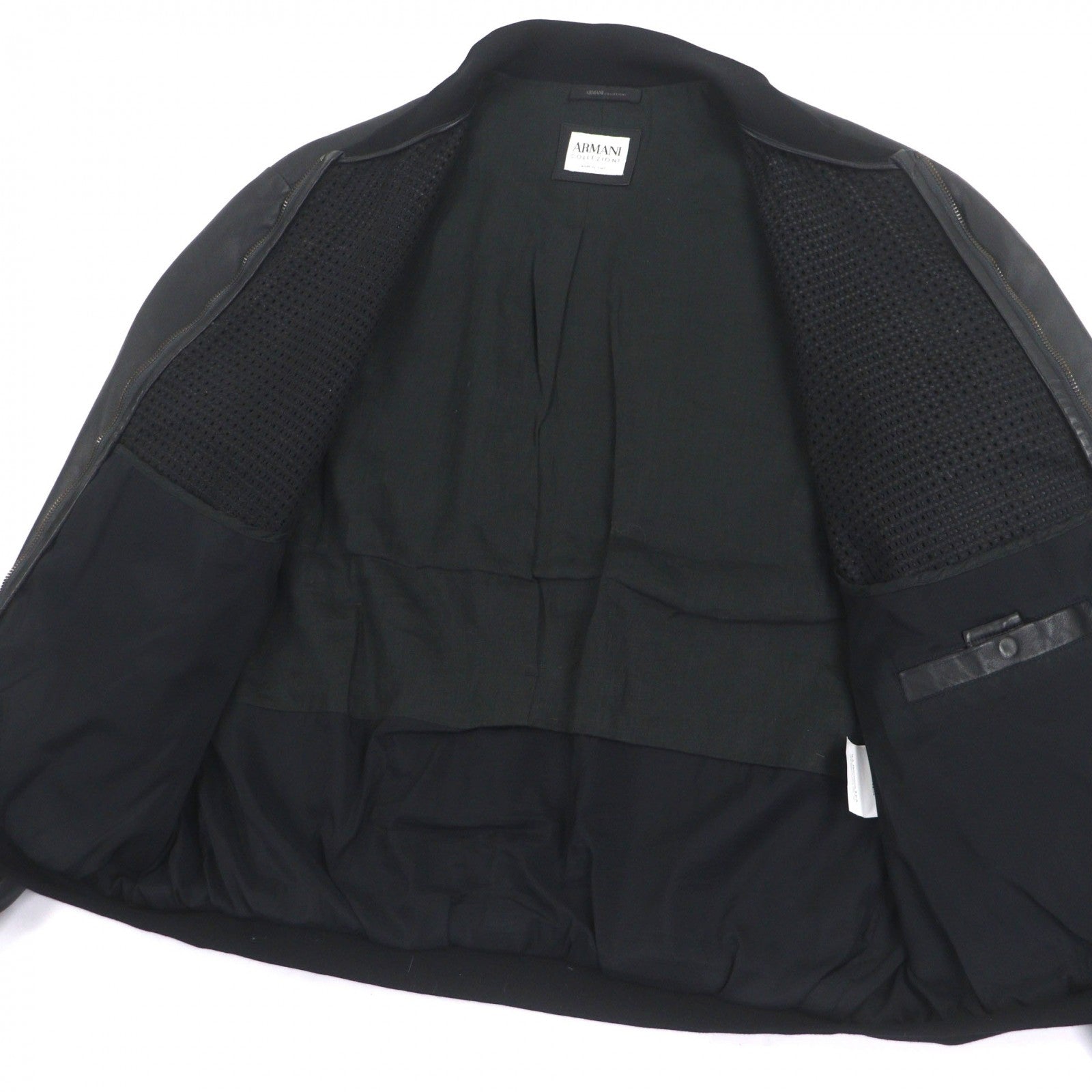 アルマーニコレッツォーニ シープレザー ジャケット