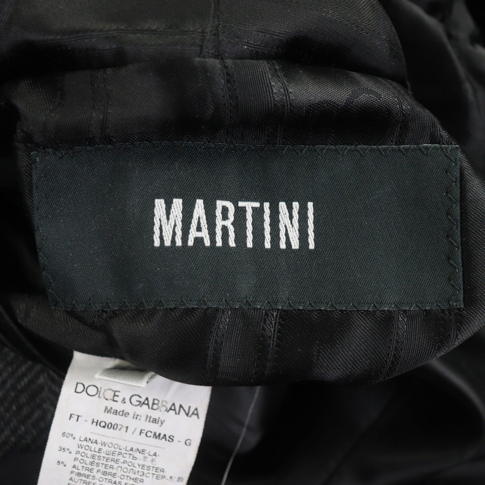 ドルチェ＆ガッバーナ MARTINI ウールコート