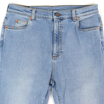 グッチディズニー ロゴパッチ デニムパンツ