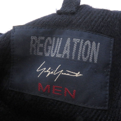 ヨウジヤマモト REGULATION SW Rib Wrap レザーパンツ