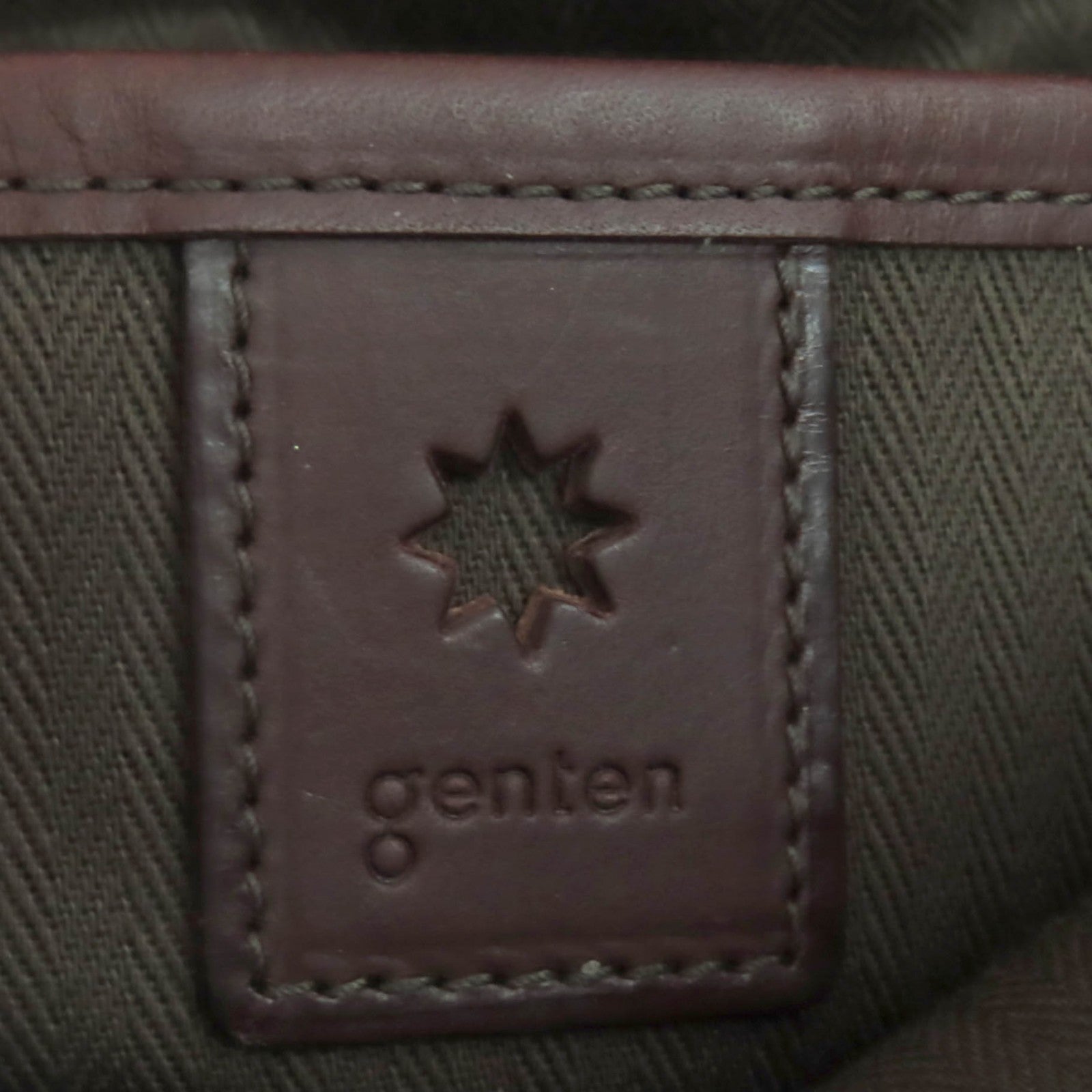 genten レザートートバッグ
