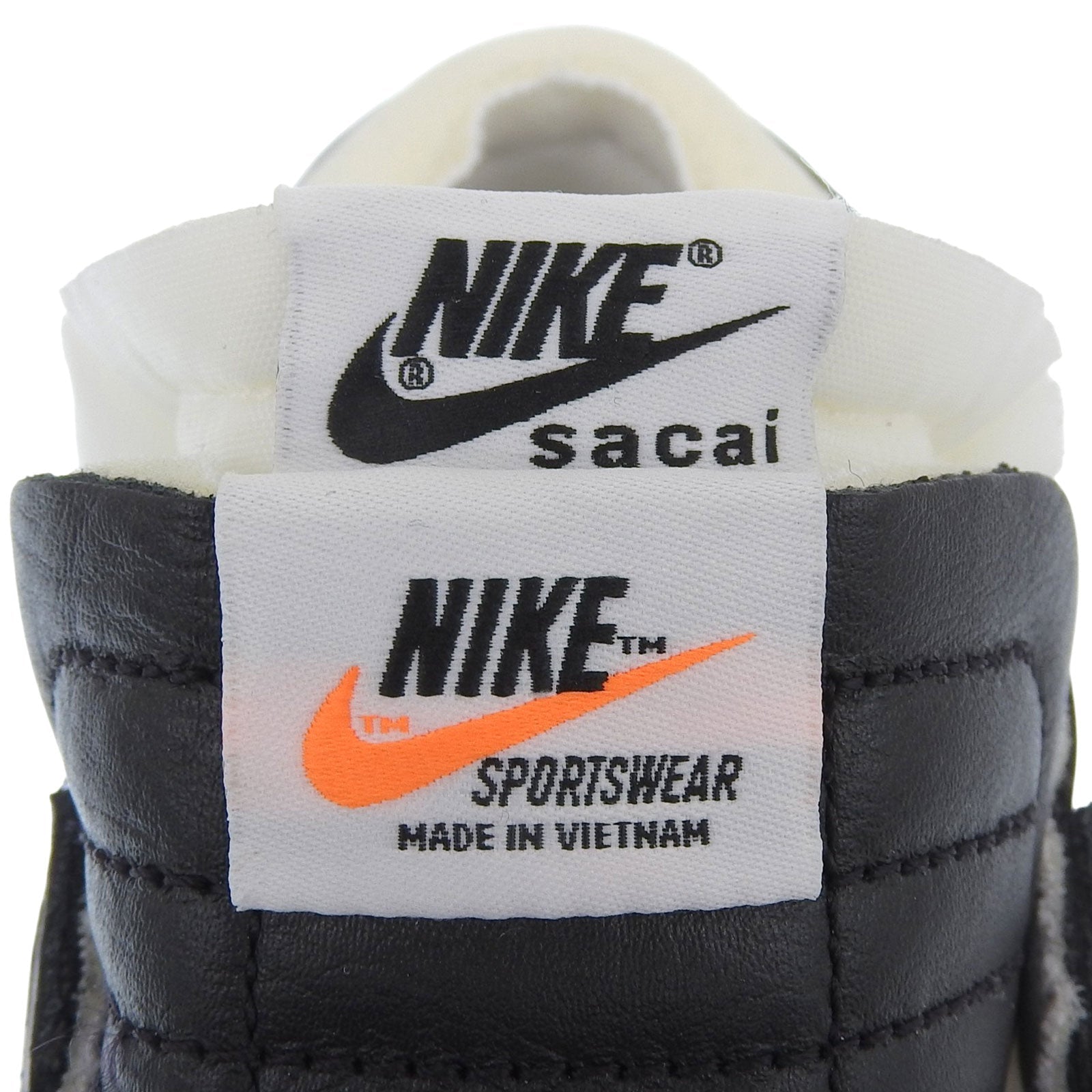 サカイ×ナイキ BLAZER LOW レザー スニーカー