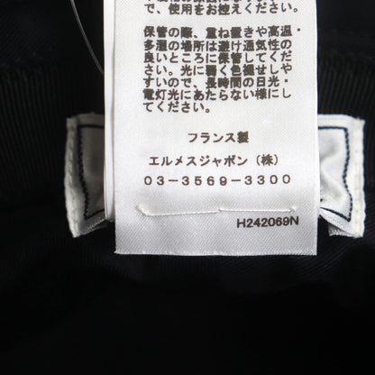 エルメス Fred H Stripe58 コットン バケットハット