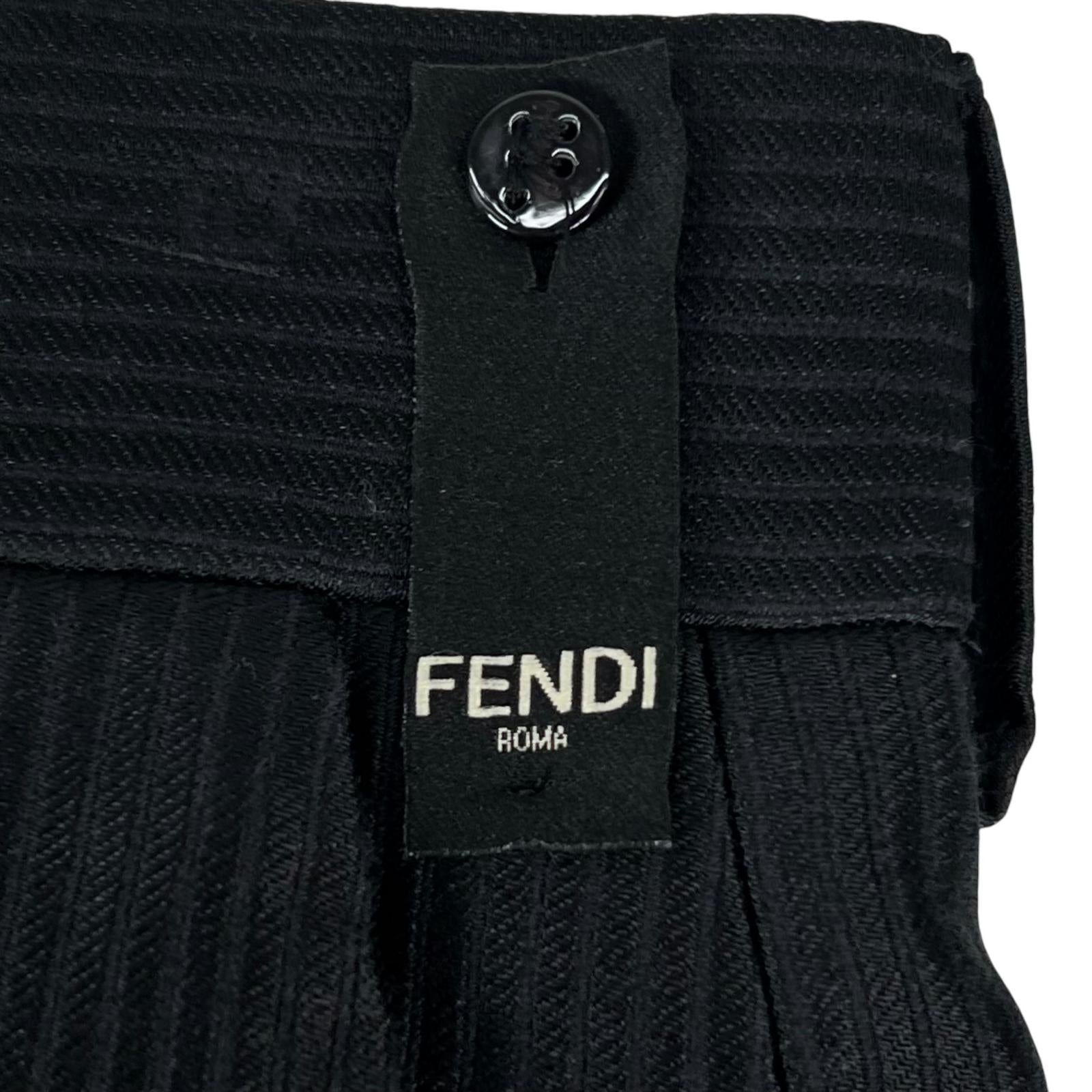 フェンディ FFロゴ コットンショートパンツ
