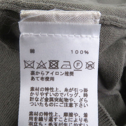 エルメス 半袖ニットドッキングデザイン コットン Tシャツ XL