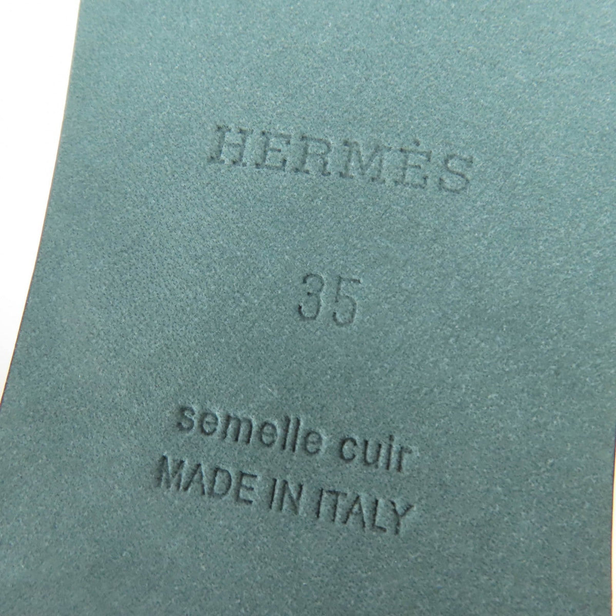 エルメス サントリーニ レザーサンダル