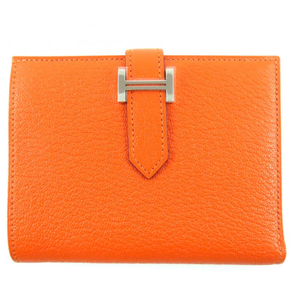 エルメス BEAN Compact レザー 二つ折り財布