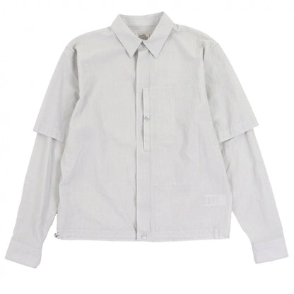 エルメス Mini Vichy コットン長袖シャツ48