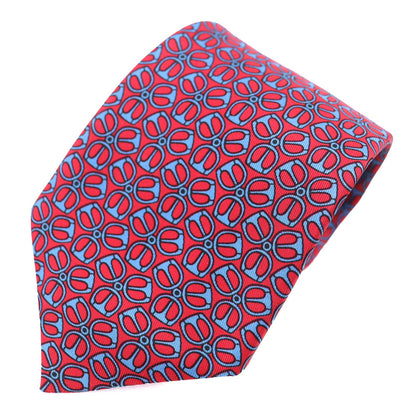 エルメス All-over pattern シルク ネクタイ