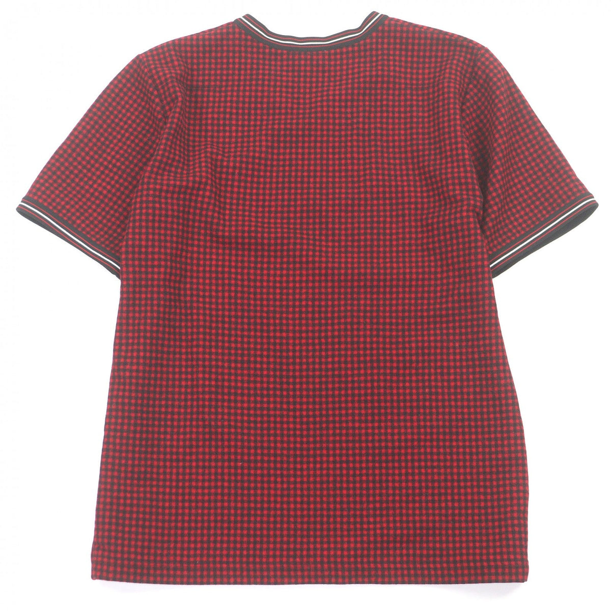 ディオールオム ギンガムチェック ウール Tシャツ