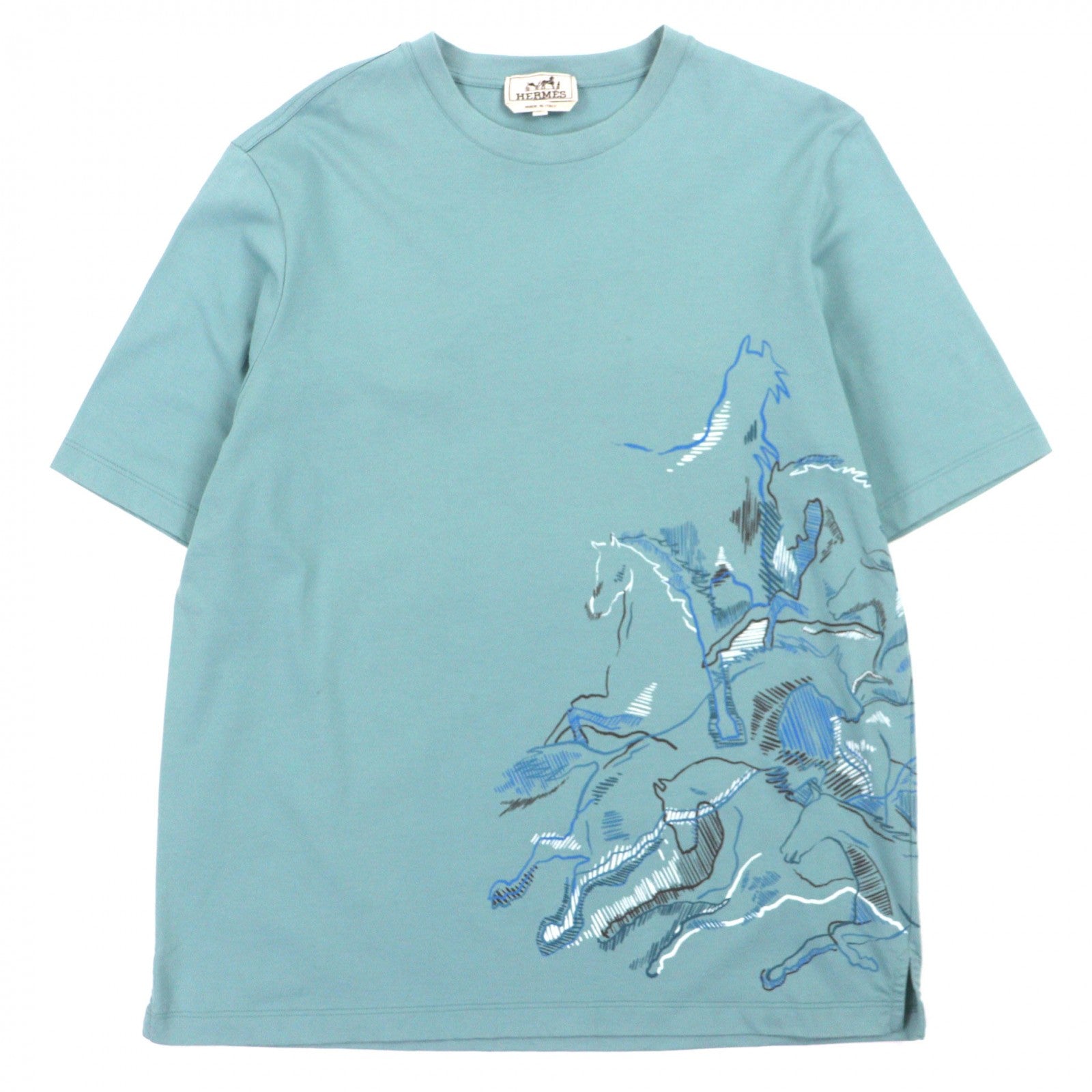 エルメス カヴァルカード コットン Tシャツ M