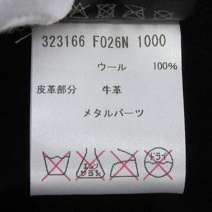 グッチ ウールレザー帽子