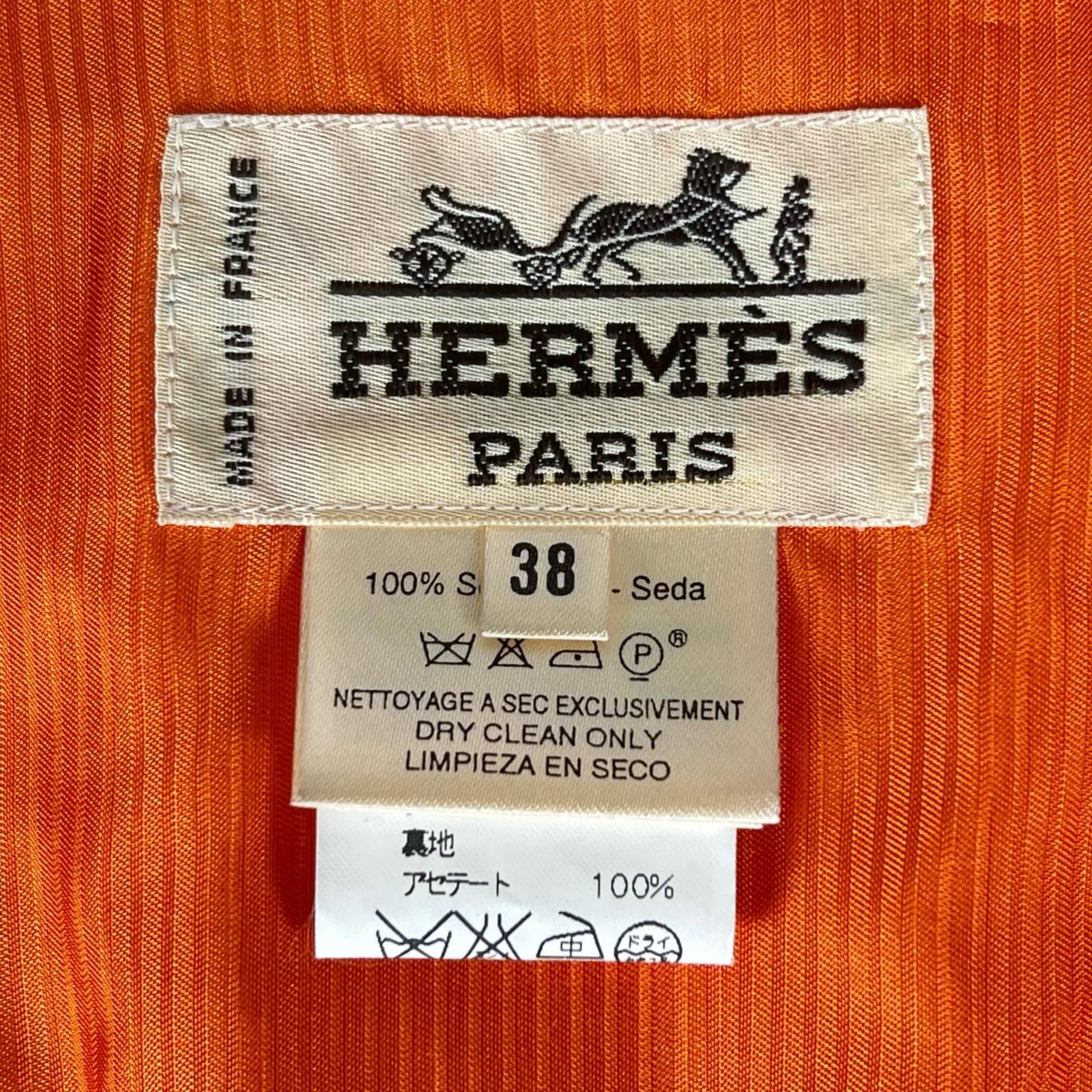 エルメス シルクトップス