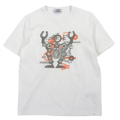 エルメス Hello Mr. Farrier コットン Tシャツ M