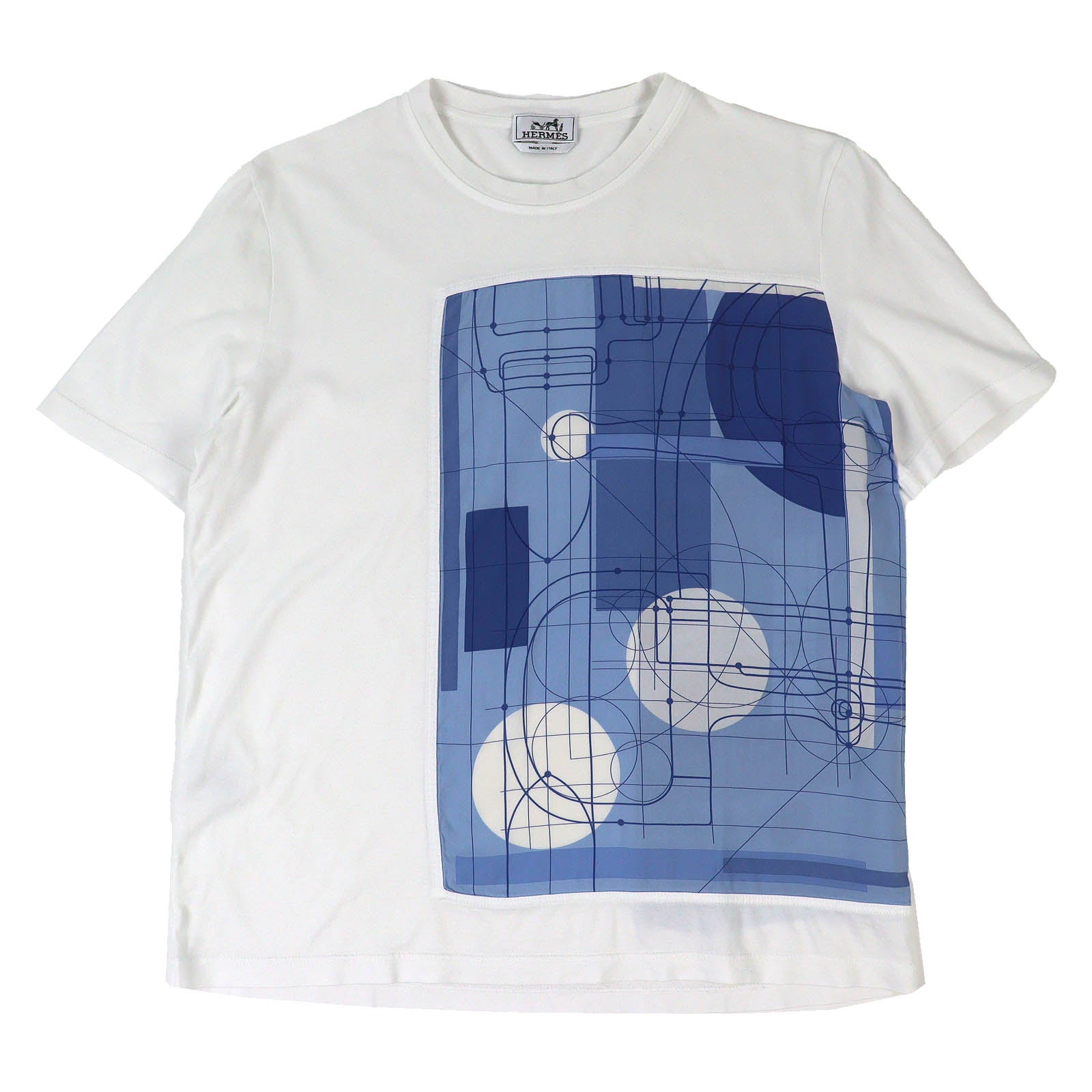 エルメス シルク切替半袖Tシャツ