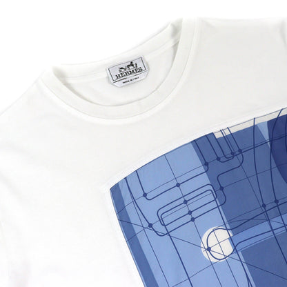 エルメス シルク切替半袖Tシャツ