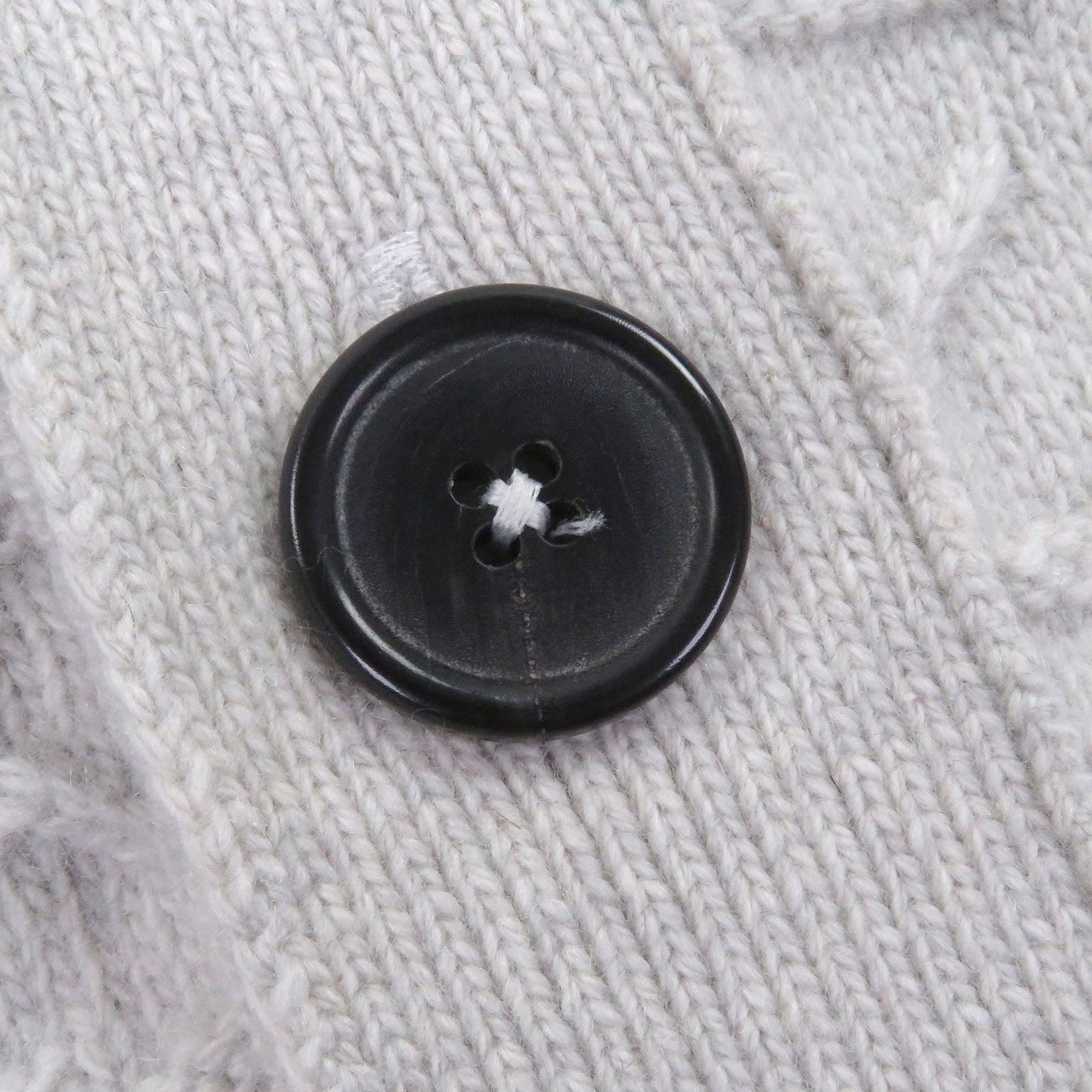 エルメス Chimayo Ortega Pattern ウール カーディガン M
