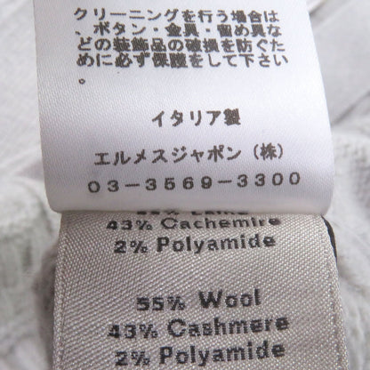 エルメス Chimayo Ortega Pattern ウール カーディガン M