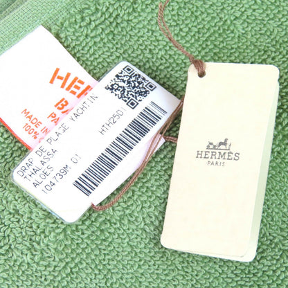エルメス Yachting Plage Teresa Fringe コットンブランケット