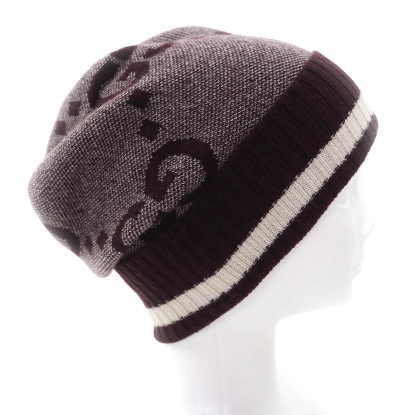 グッチ カシミヤニットキャップ