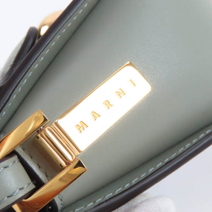 マルニ TRUNKAROO レザー ショルダーバッグ