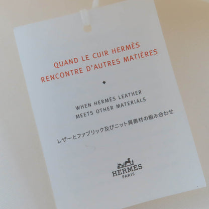 エルメス サントノレシリーズ メタルレザー ベレー帽58