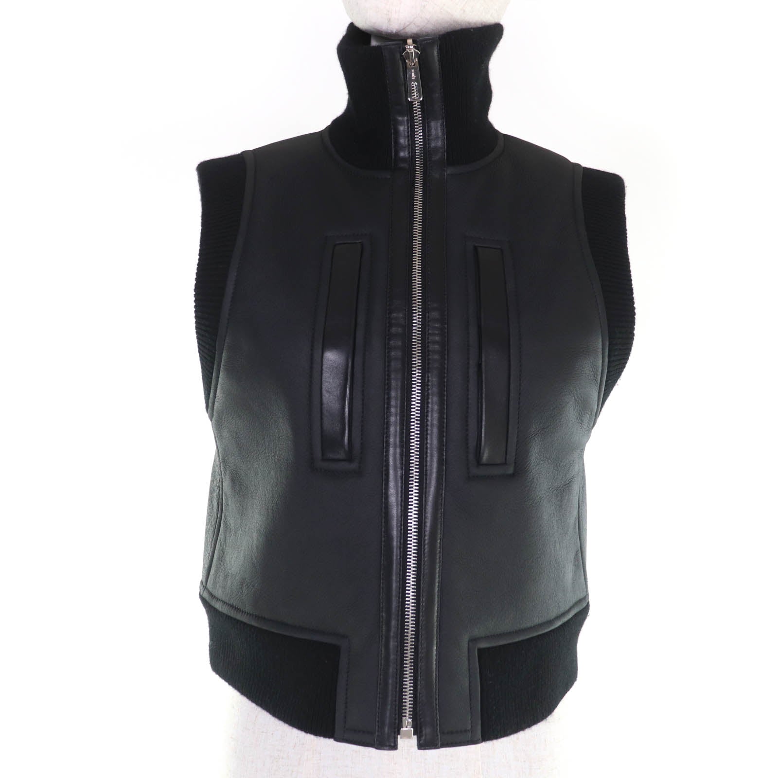 エルメス ニットムートン シープレザージャケット
