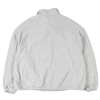 アレキサンダーワン HALF ZIP SWEATSHIRT WITH NY PUFF GRAPHIC コットン スウェットシャツ