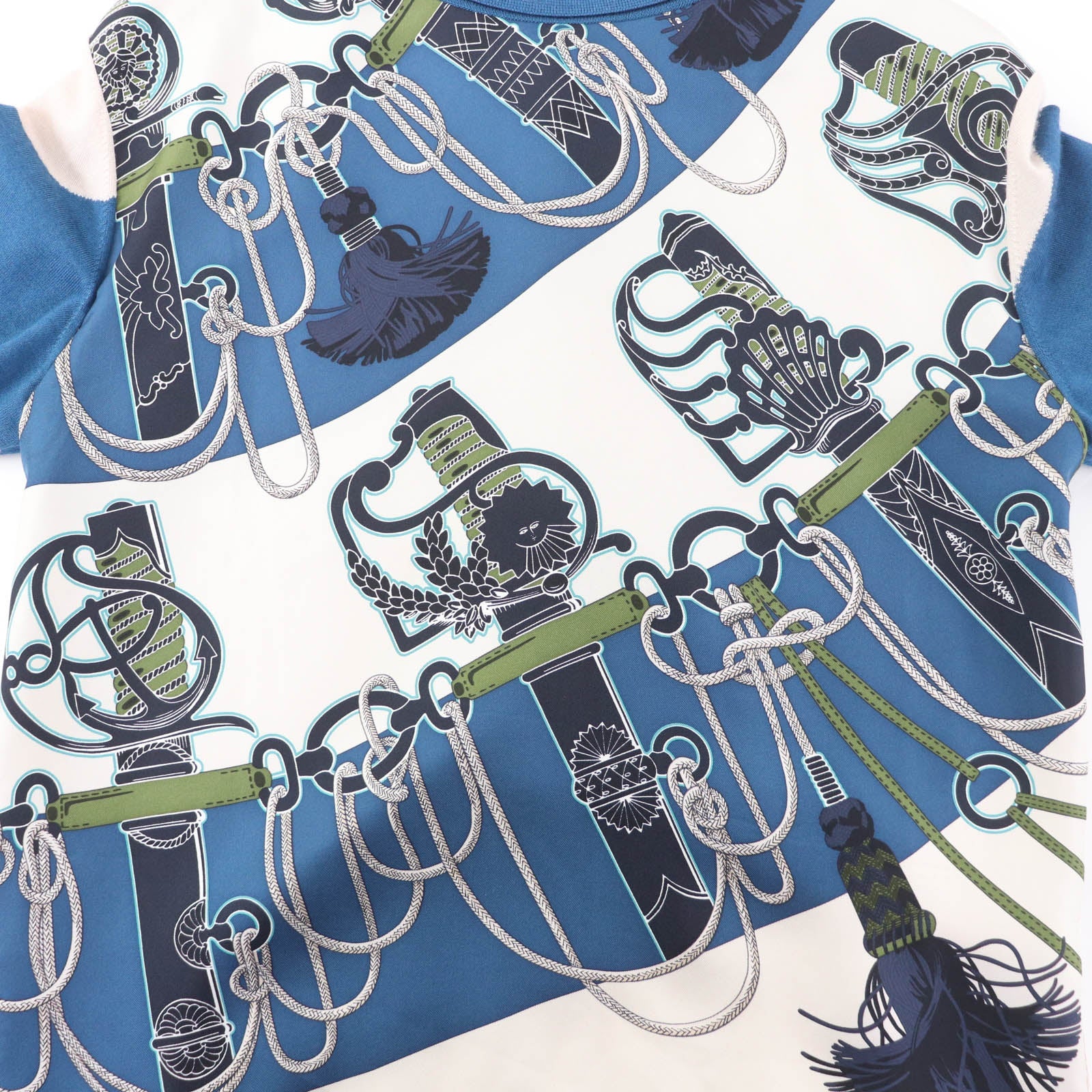 エルメス クリケティスフィネス シルクTシャツ