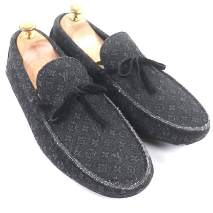 ルイヴィトン モノグラムデニム ドライビングシューズ