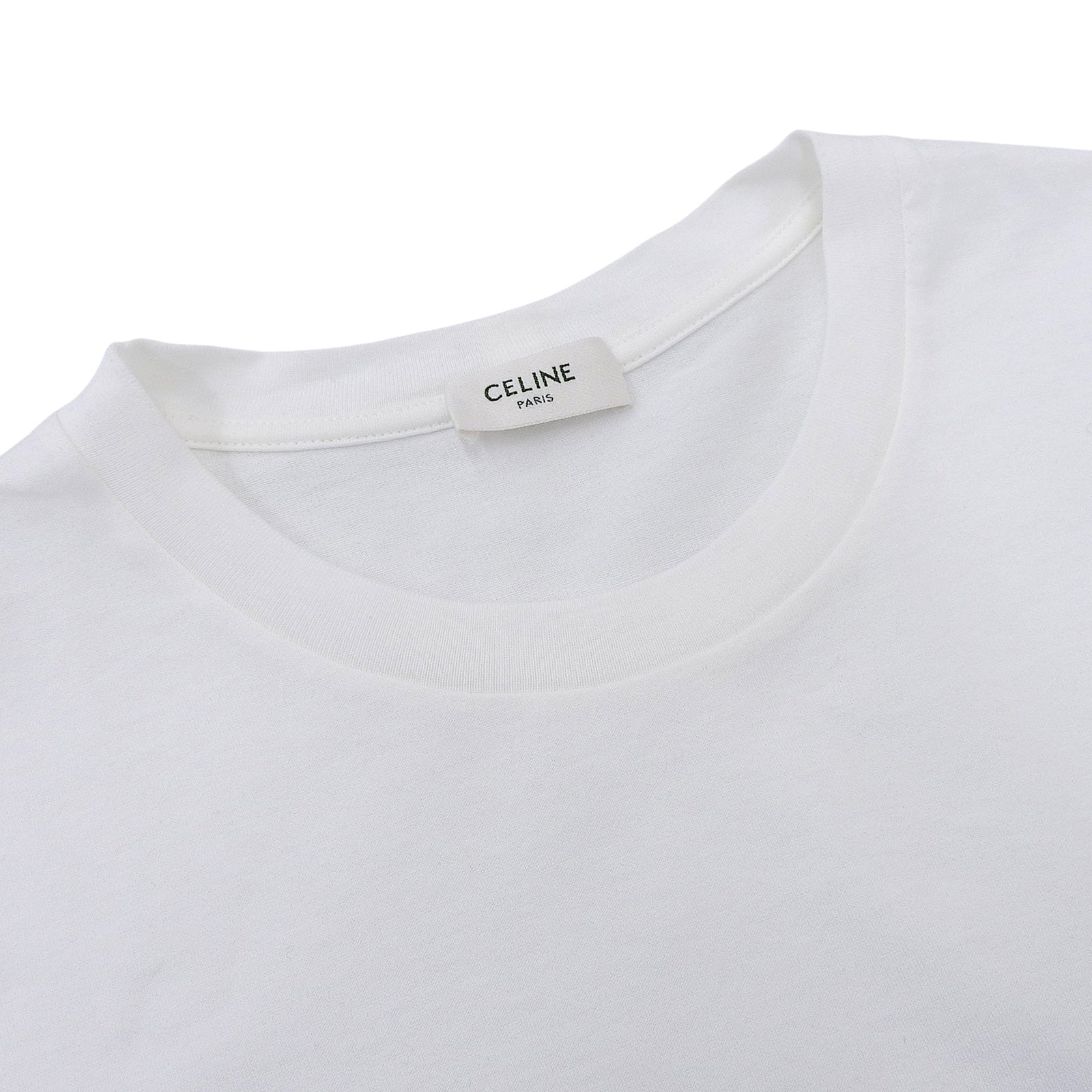 セリーヌ コットン半袖Tシャツ