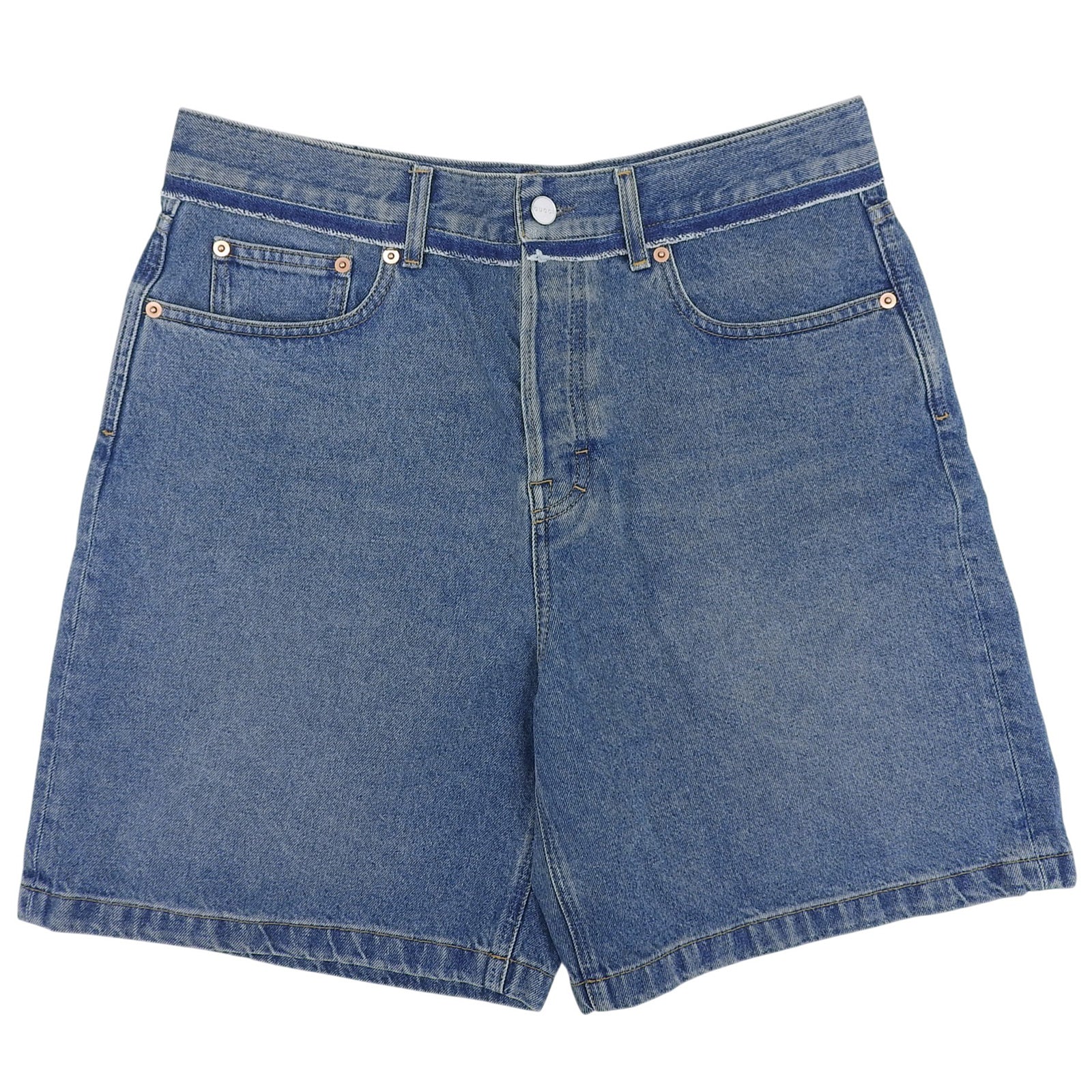 グッチ コットンデニムショートパンツ