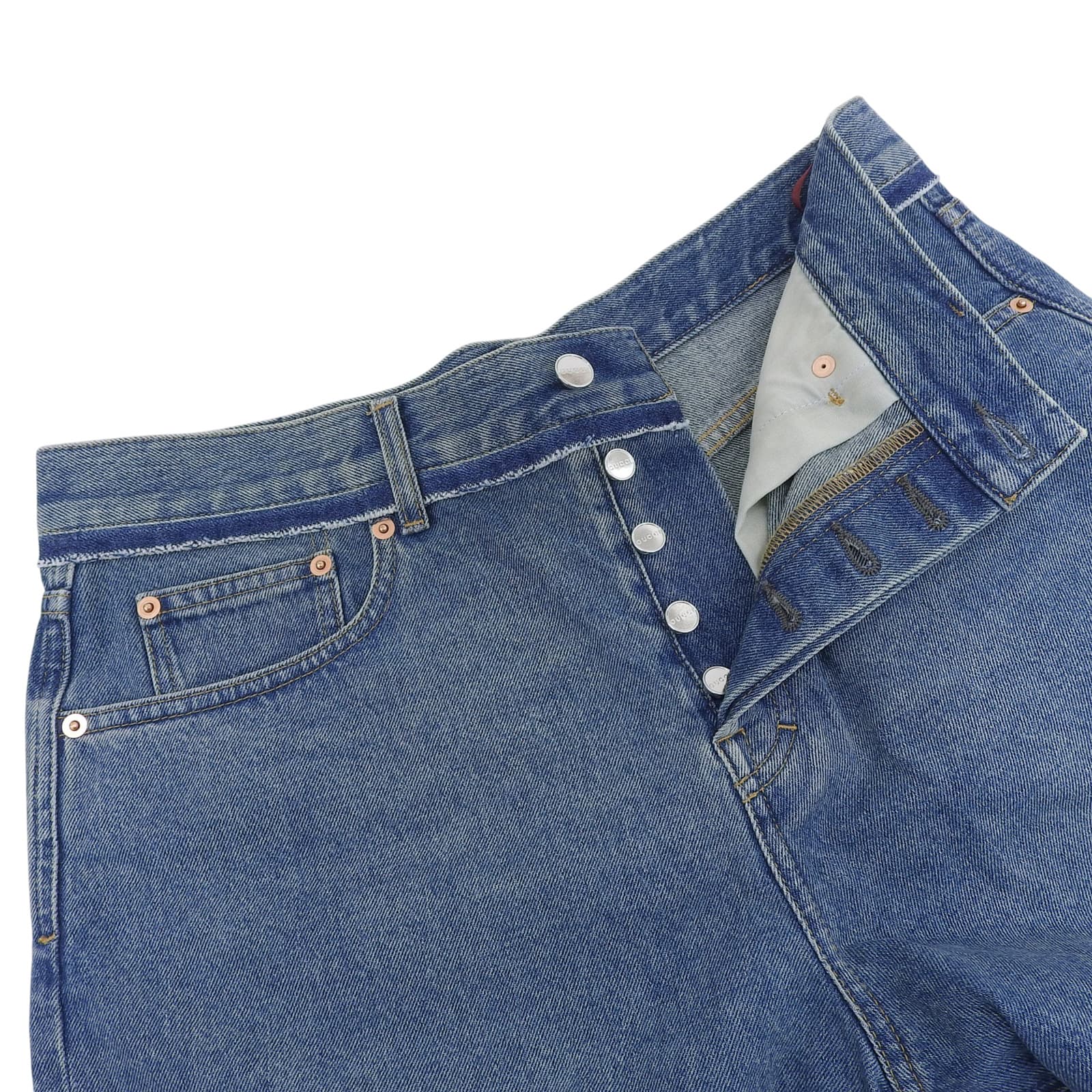 グッチ コットンデニムショートパンツ