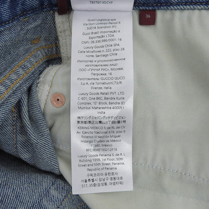 グッチ コットンデニムショートパンツ